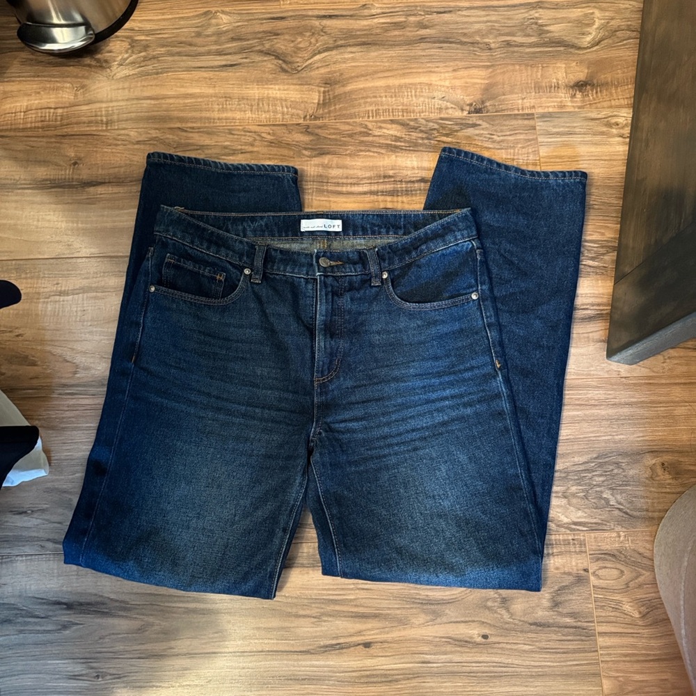 LOFT The Slouchy Boyfriend Jeans Womens Denim Pants Size 28 - Picture 8 of 8